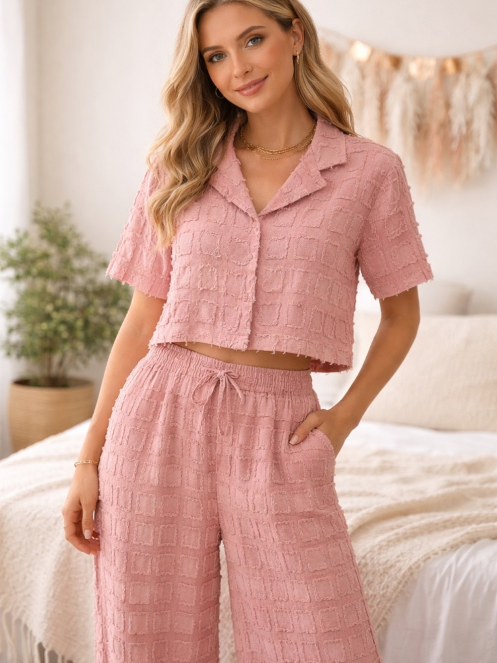 Spoon Jeans Dusty Pink Two-Piece Set